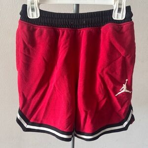 Jordan Red and Black Boys' Basketball Shorts